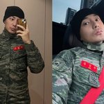 '해병대' 로이킴, 탄핵 정국 속 군복 착샷... 결의에 찬 눈빛