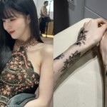 한소희, 양팔 가득 타투 스티커…온몸이 도화지? [<b>MD</b>스타]