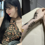 한소희 “팔이 <b>도화지</b>” 흰 피부에 빼곡히 채운 타투 사랑