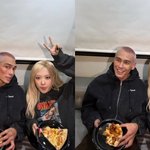  브루노 마스 이어 에반 <b>모크</b>와 피자 데이트…'귀여운 혀 빼꼼'