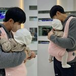 이승기, 딸 안고 아빠 <b>미소</b>…“건강하고 행복하길”