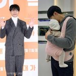 딸과 뜻깊은 동행..아기띠 메고 '20억 기부' 병원 <b>방문</b>(종합)