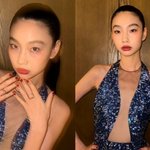 결별' 정호연, <b>열일</b> 모드…가슴 절개 드레스 입고 포즈