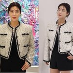 감량’ 솔비, 쇼츠가 헐렁! <b>크롭</b> 트위드로 더 갸름해 보이는 재킷룩