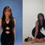 [회사생활] 분위기 확 바꾼 뉴진스 하니, 절개 드레스로 '관능미'