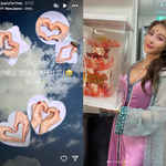 뉴진스 손하트 박제.."더 기대 돼 응원해︎" [<b>SHOT</b>!]