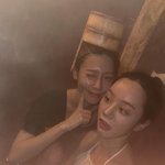 혜리, 아이들 미연과 수영복 투샷‥日 온천 우정 여행