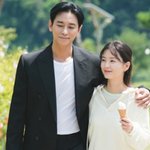 주지훈·정유미, 공원 데이트 포착...덩치차 설레네 ('사외다')