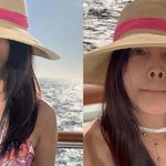 크루즈 탄 황신혜, 수영복 입고 자유 <b>만끽</b>...탄탄하네