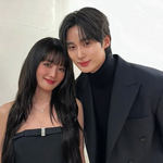 사이?' 변우석・민니, 시밀러룩+얼굴 초밀착 '투샷' [<b>MD</b>스타]