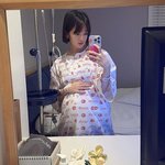 '만삭' 김보미, 병원복 입고 맞이한 성탄절..마른<b>몸</b>에 대문자 D<b>라인</b>