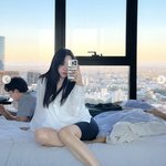 '박성광' 이솔이, <b>침대</b> 셀카에 함께 찍힌 남자 누구 "남편 없는데...