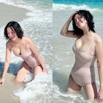 [모두드루와] 고은아, 누드 착시 수영복…볼륨 몸매