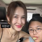 엄지온, 고모 엄정화 판박이 귀여운 비주얼..연예인 가족은 다르네