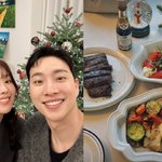 송지은<b>박위</b>, 고급스러운 주말 집밥..신혼부부답게 남다른 플레이팅