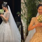 4살 연상과 결혼’ 서지우, <b>본식</b> 사진 공개…아름다운 웨딩드레스...