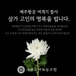 제주항공 참사 희생자 <b>세종</b>의 고등학생 2명 포함