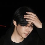 이준호, 국가 애도기간 중 어두운 출국길‥굳은 표정만