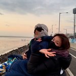 이시영, 子와 오붓한 새해 첫 일출 "작은 희망의 빛 <b>번지</b>길"