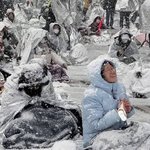 2025년 1월 5일, 날씨: 눈발 <b>날림</b>