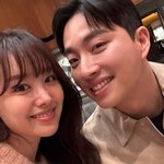 송지은<b>박위</b>, 행복한 신혼..같이 맞은 새해에 “더 사랑할 것”