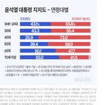 돌파, 42.4%…여야 정당 지지율도 초접전 [<b>데일리안</b> 여론조사]