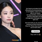 88조 <b>LA</b> 산불 피해에 블랙핑크 제니도 나섰다 “마음 아파, 모두...