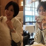 '숏컷' 송혜교, 파리서 수수美 폭발..생얼에 동글이 안경 '너무...