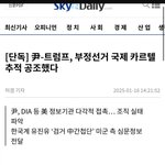 尹-트럼프,부정<b>선거</b> <b>국제</b> 카르텔 추적 공조했다
