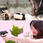 총쏘는 장원영 보고가