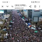 뉴스가 <b>워딩</b>이 심각 탄핵 찬반집회라네