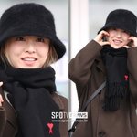 '파격적인 금발 변신?' 박보영, 다 가려도 사랑스러운 공항 패션