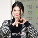 [<b>MD</b>포토] 한소희 '청순한 하트'