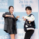 [드루와] [T포토] 유인영-김동완 '줌바 댄스 <b>타임</b>~'