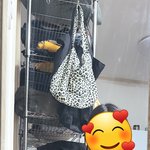 <b>셀프</b>설치한 전신거울 앞에서