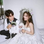 [SC이슈] '<b>혼전</b> 동거 고백' 에일리최시훈, 눈부신 웨딩 화보…달달...