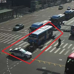 서울 강남대로서 버스-오토바이 충돌 사망 사고