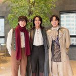 <b>NCT</b> 도영은 없지만..박은태x이석훈x규현. '웃는남자' 의상 입고...