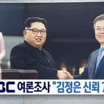 <b>MBC</b> 여론조사 "김정은 신뢰 77.5%“