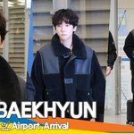 엑소 백현, 귀여운 깜장 푸들 (입국)[뉴스엔<b>TV</b>]