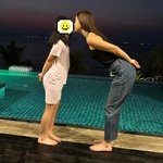 모녀여행’ 백지영, 럭셔리 풀<b>빌라</b>서 딸과 함께 뽀뽀 "와! 좋다"