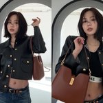 [모두드루와] 금새록, 속옷 <b>위에</b> 재킷만 걸치고…납작배에 배꼽 '쏙'