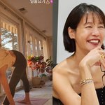 ‘50세’ 김지호, 물구나무로 뽐낸 완벽 <b>슬</b><b>렌</b>더‥영원한 첫사랑 미모