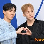 몬스타엑스 셔누-민혁, ‘만찢남’들의 하트 [포토엔<b>HD</b>]