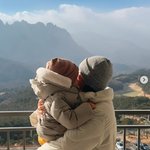 에릭나혜미, 둘째 출산 앞두고 다정한 근황.."쪼꼬미가 뽀뽀하네"