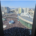 전한길선생님 대구역 집회 사진들