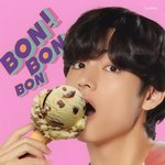 방탄 배스킨라빈스 광고 포토 <b>뷔</b>