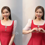 송가인, 물오른 미모…빨간 원피스 입으니 20대 같아 [<b>MD</b>스타]