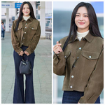 김세정, 나팔바지 2M 착시효과 通했다… 에펠탑 빛난 Y2K 감성