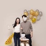 손연재, 금융맨 남편과 다정한 팔짱…子 돌맞이 가족사진 공개